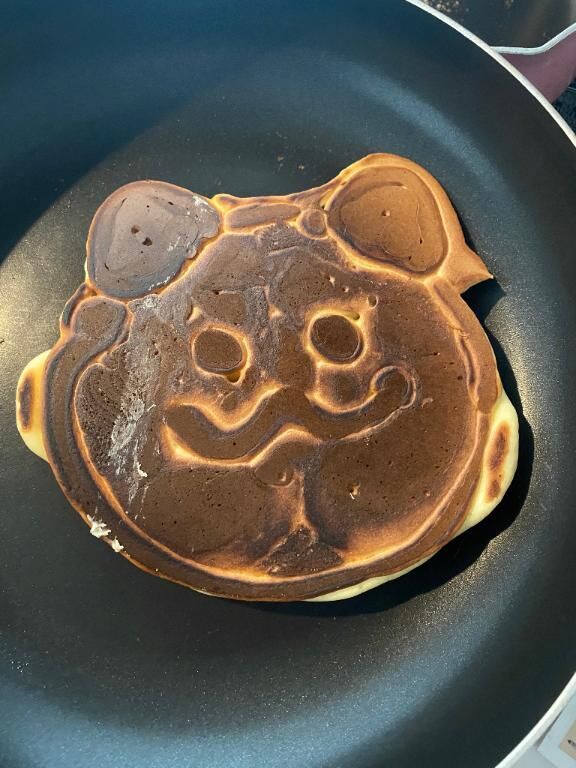 猫のホットケーキを作った…