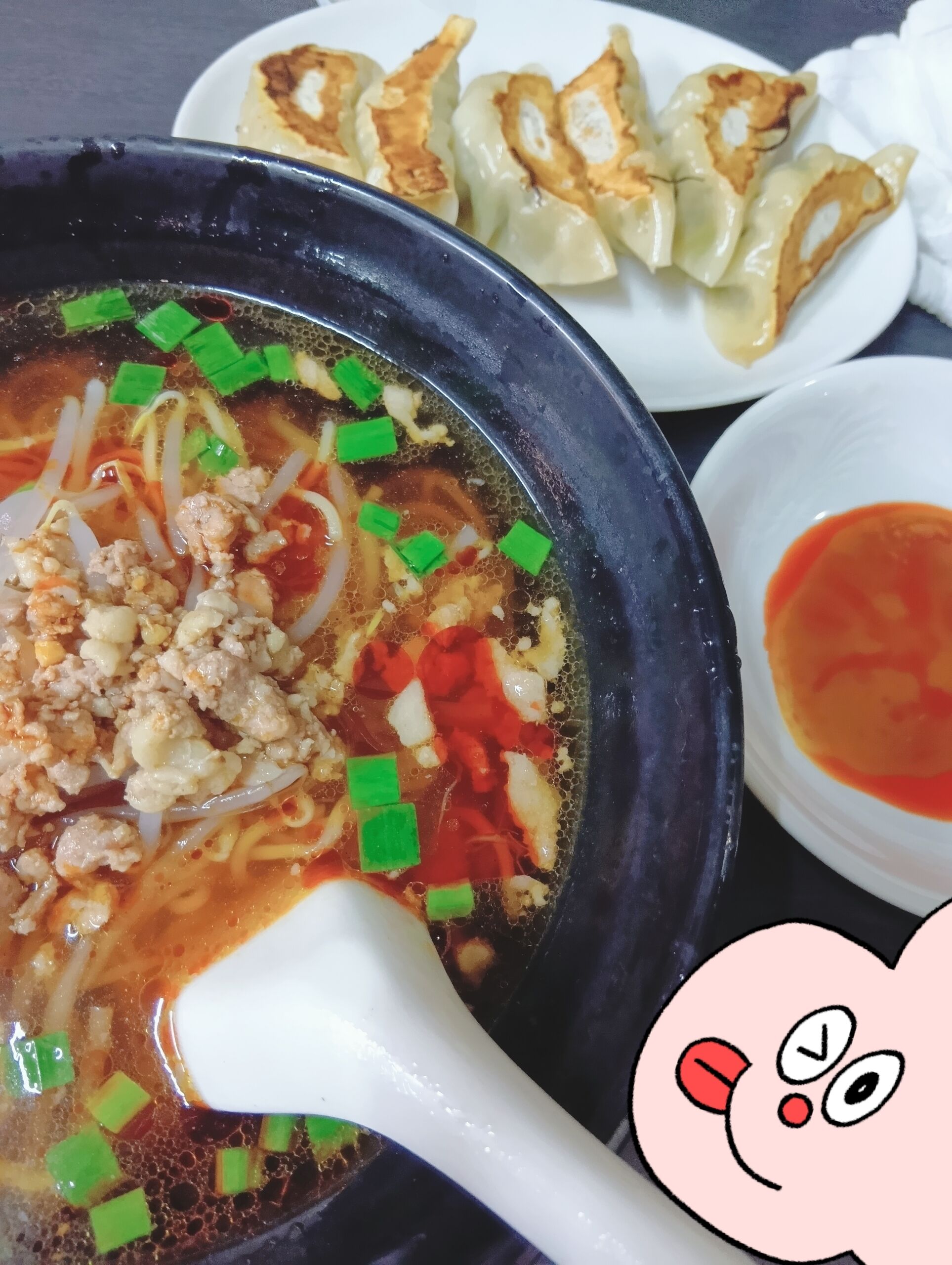 夕食！