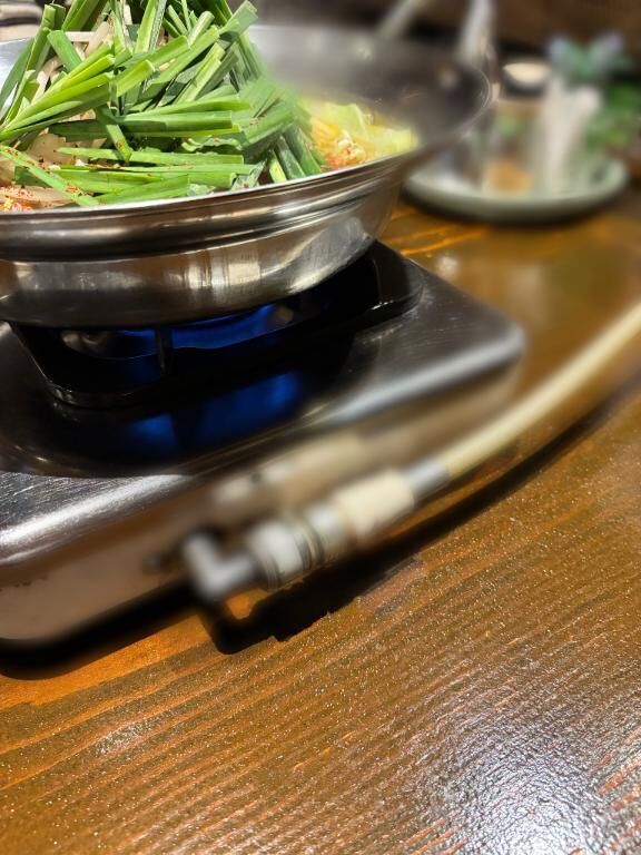 今季初モツ鍋&#9825;