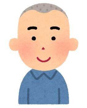 坊主はマジックテープ