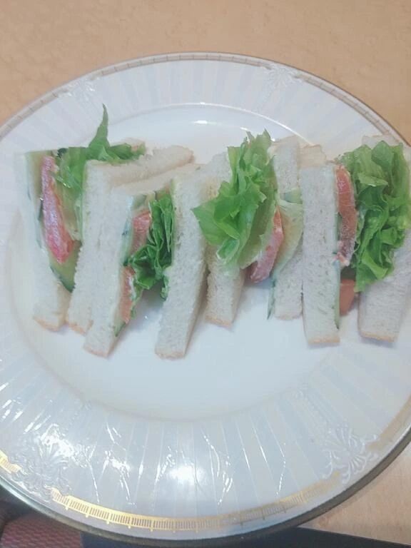 野菜サンド☺️