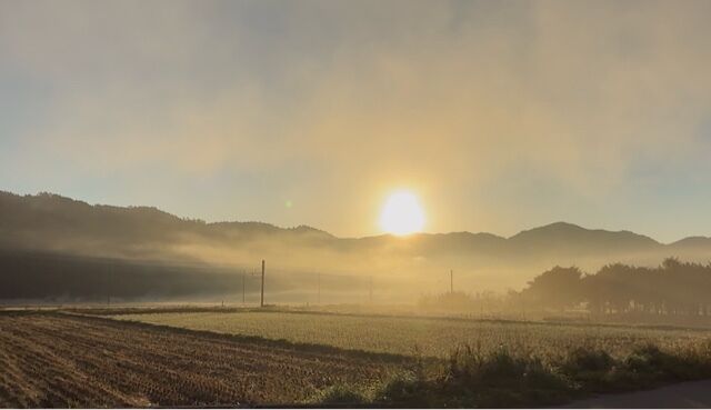 長野県大町市の朝&#x301C;