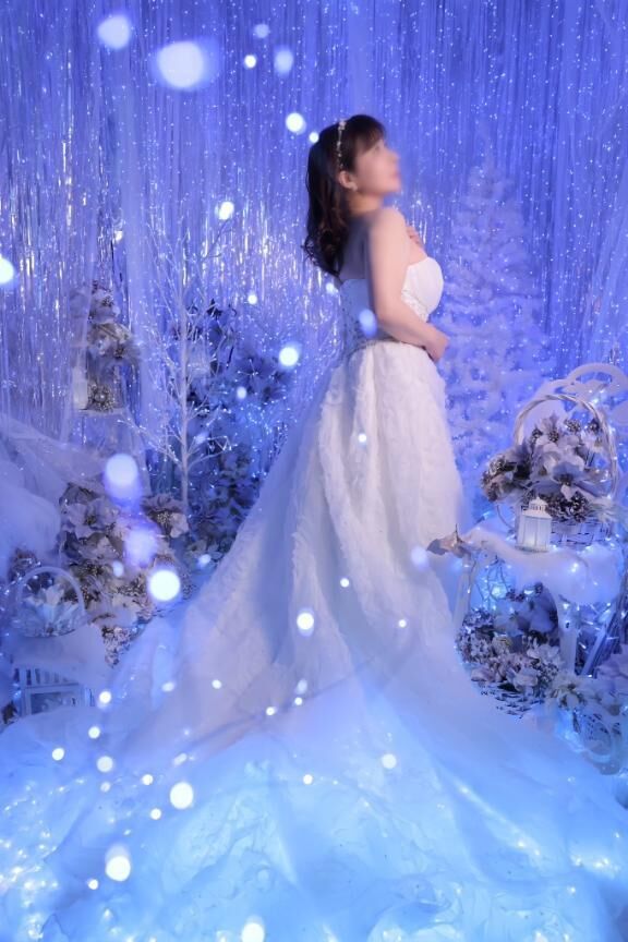 撮って出し白い冬の花嫁&zwj;♀️懶