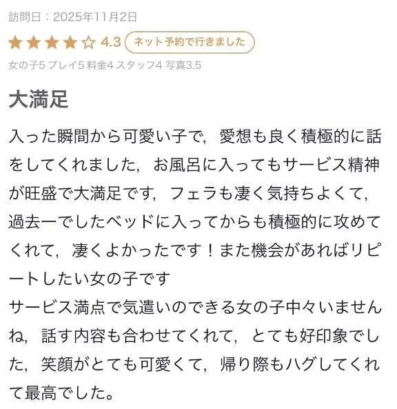 【お礼写メ日記】