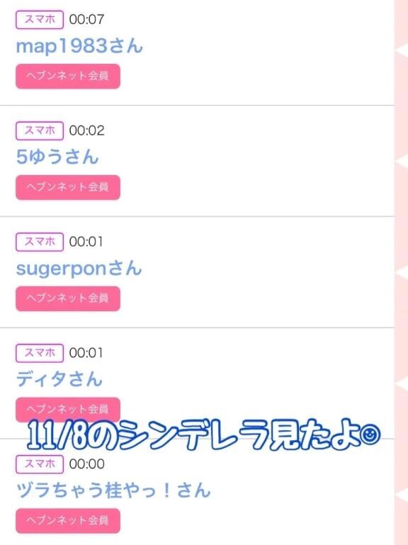 11/8のシンデレラ