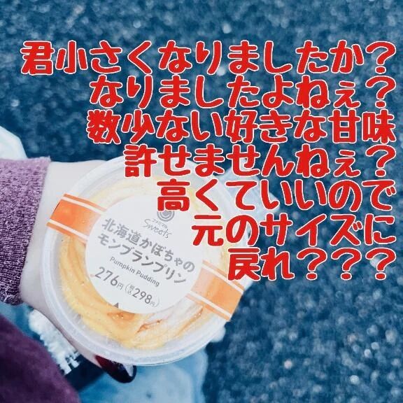 プリンは好きなんですよ実は