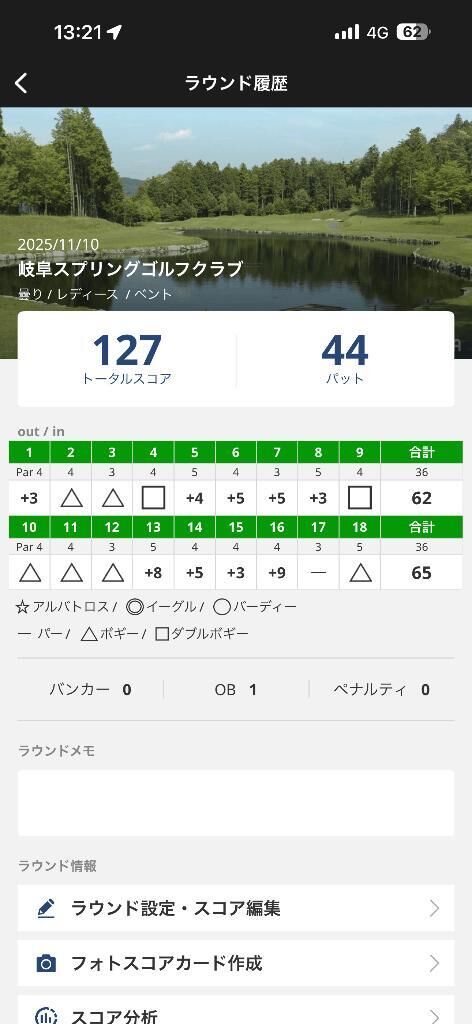 ゴルフまだまだ♡