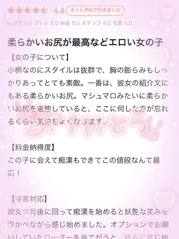 【お礼写メ日記】