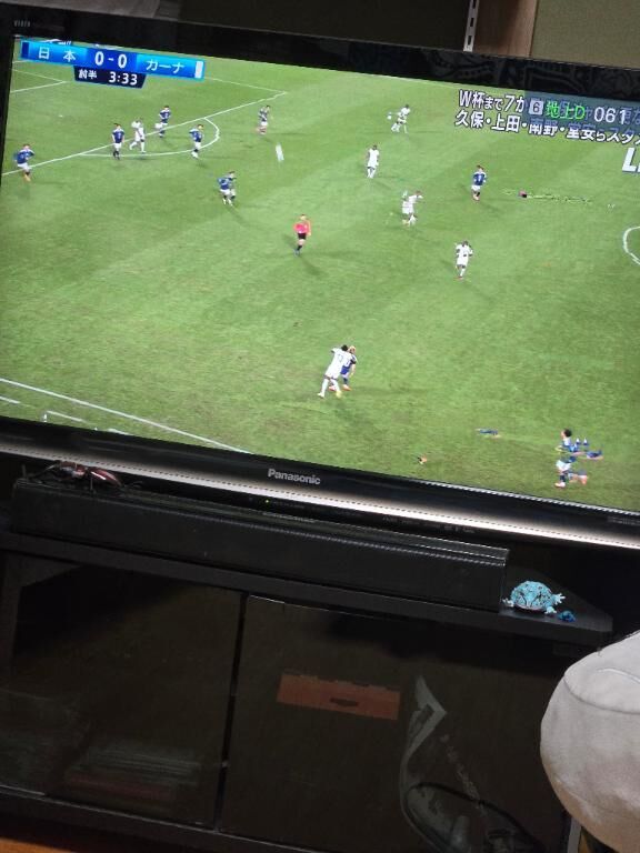 サッカーみてる？