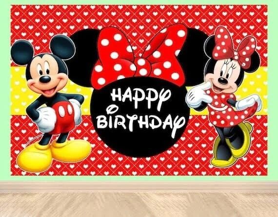 [お題]ミッキーとミニーのお誕生日&#128420;&#128045;&#10084;&#65039;