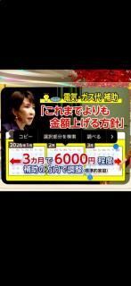 電気ガス補助金