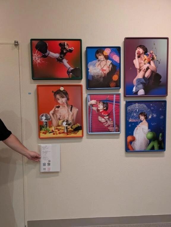 ゆきちゃんが美術館に展示