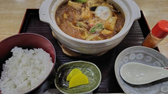 今日の晩御飯は味噌煮込みうどんじゃよ