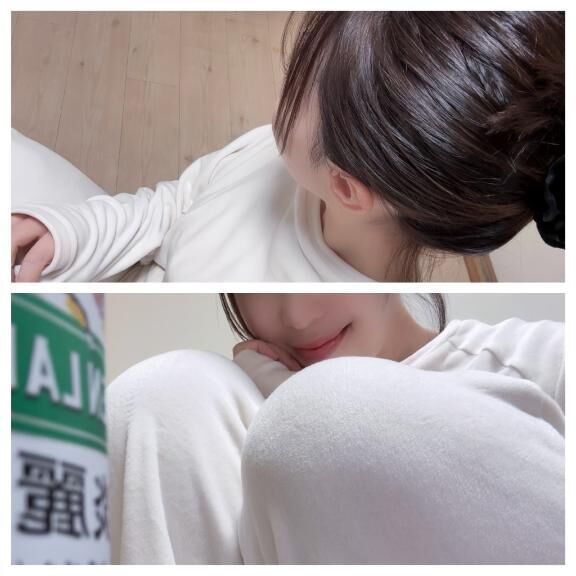 部屋着は白が多めです♡