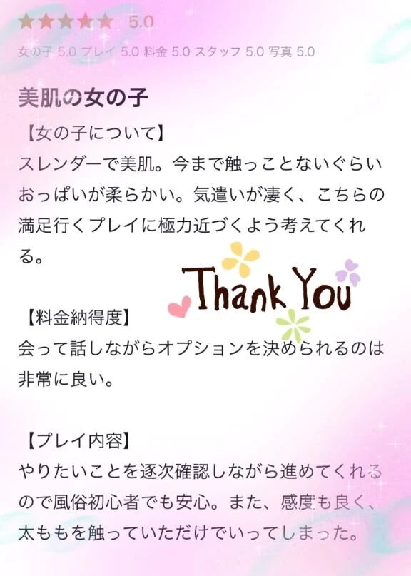 【お礼写メ日記】