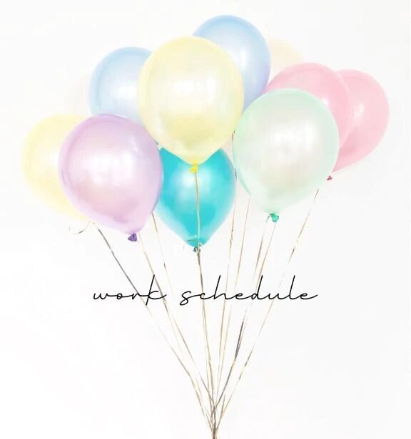 出勤の予定&#9825;