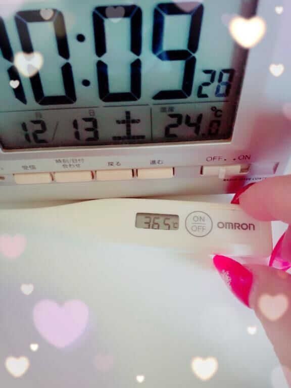今日の体温♡♡♡