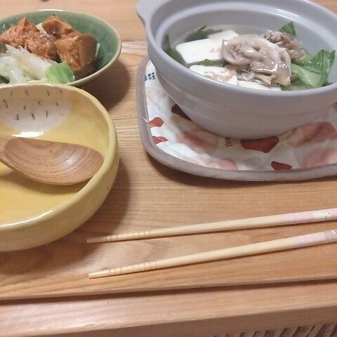 夜ご飯作ったよ*ﾟ