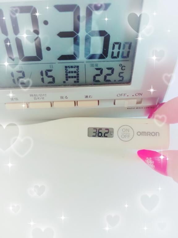 今日の体温♡♡♡