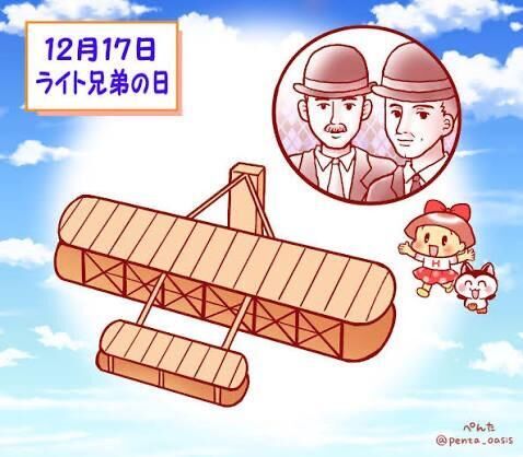     飛行機の日（12月17日 記念日）