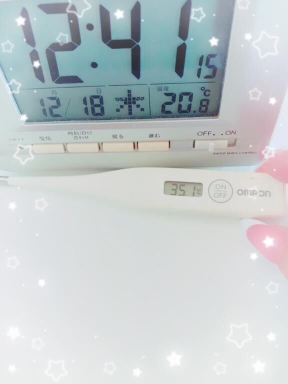 今日の体温♡♡♡