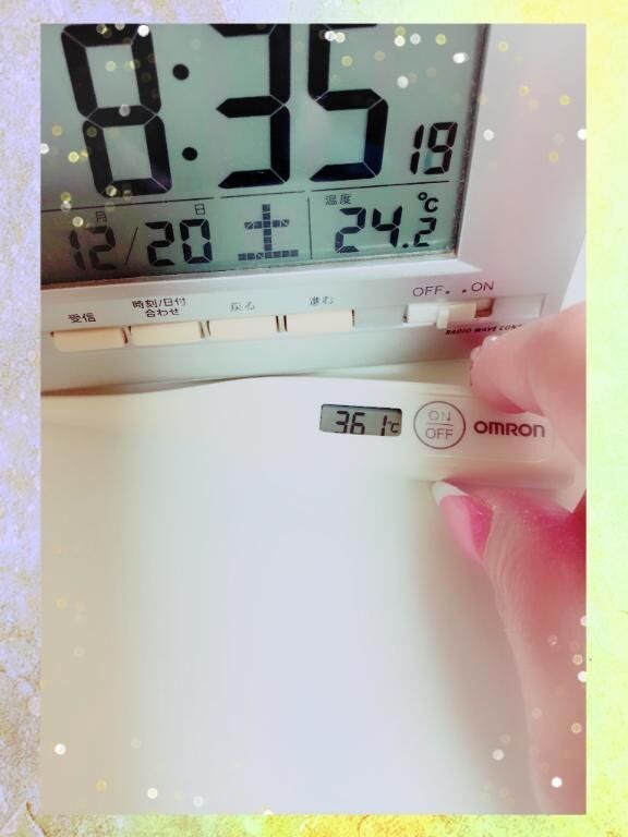 今日の体温♡♡♡