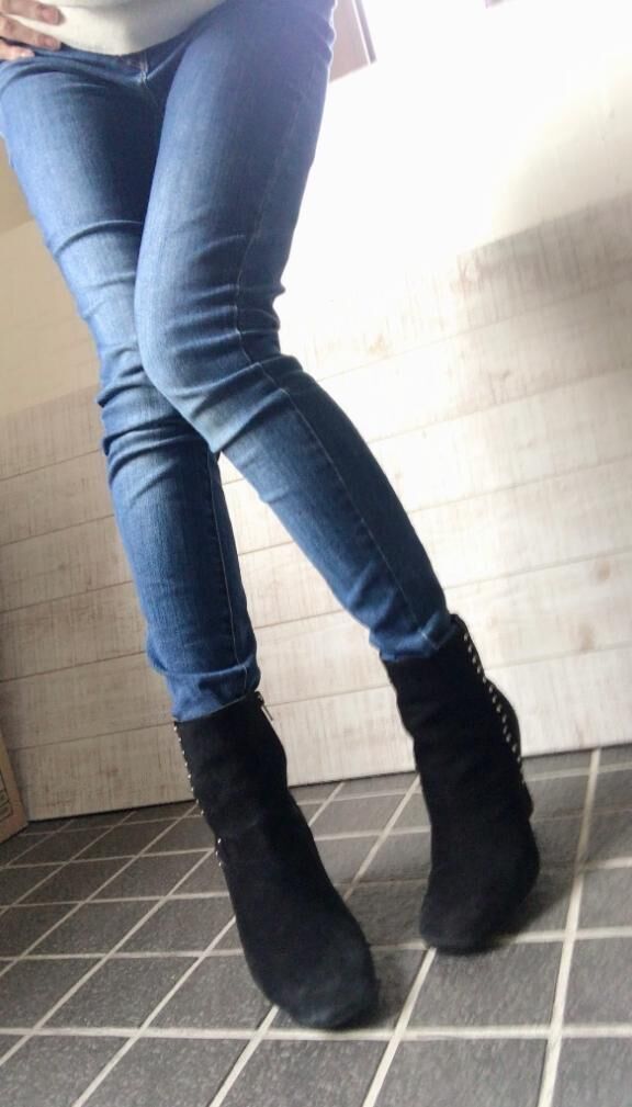 シホ-デニム×ブーツ♡