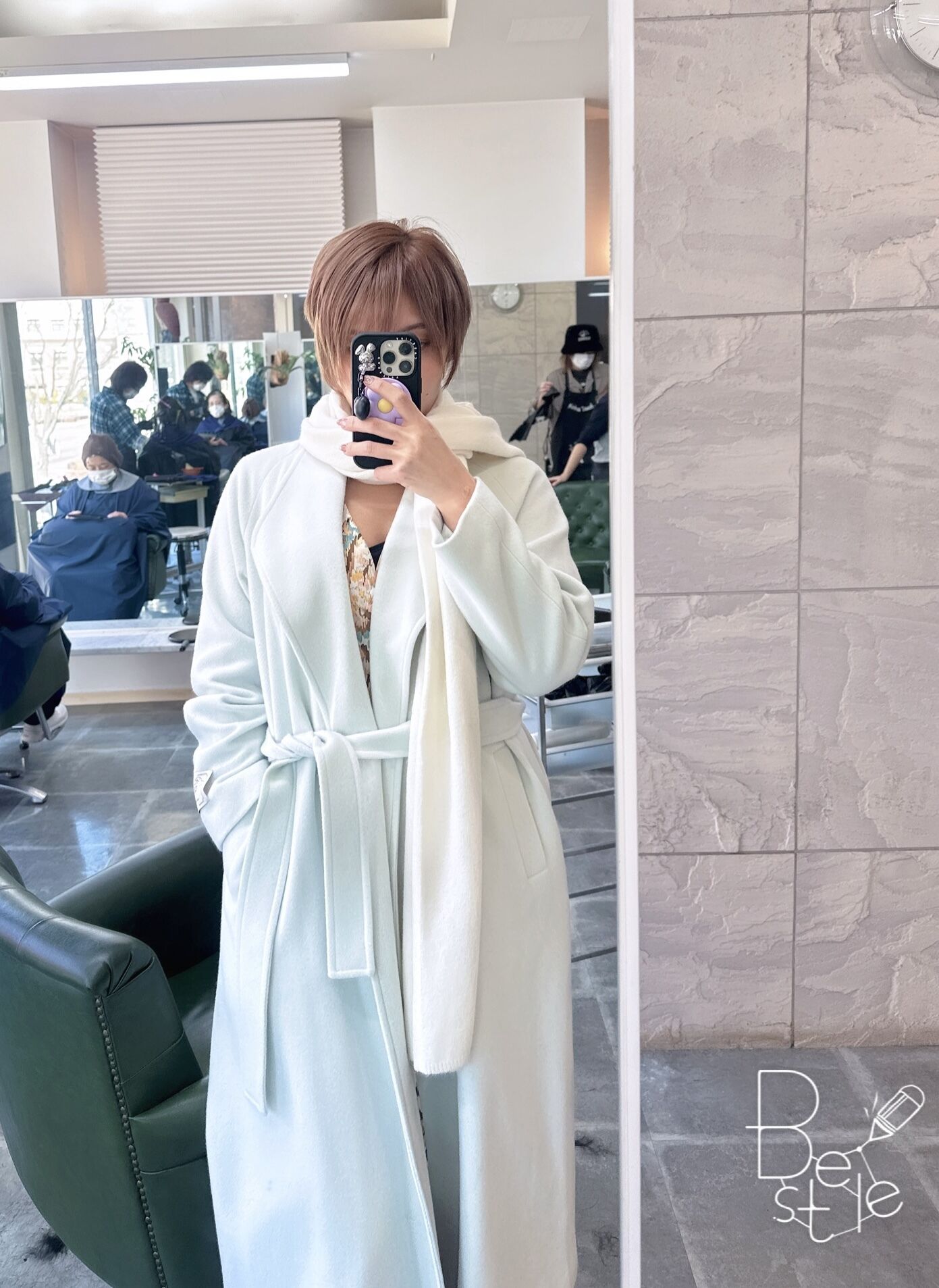 今年沢山通った行きつけの美容院の店長にもスタッフにも最後顔出せて挨拶したくて🌷