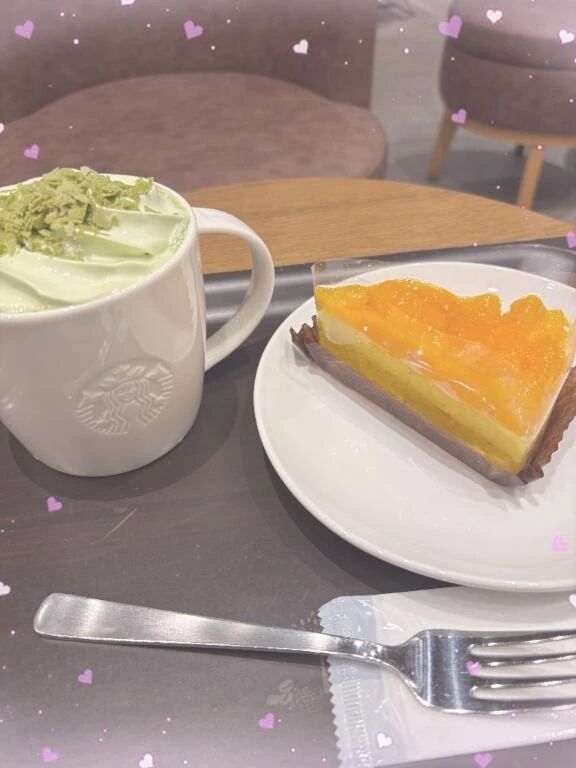 🧸新作飲んできたよっ🍵🌿‬