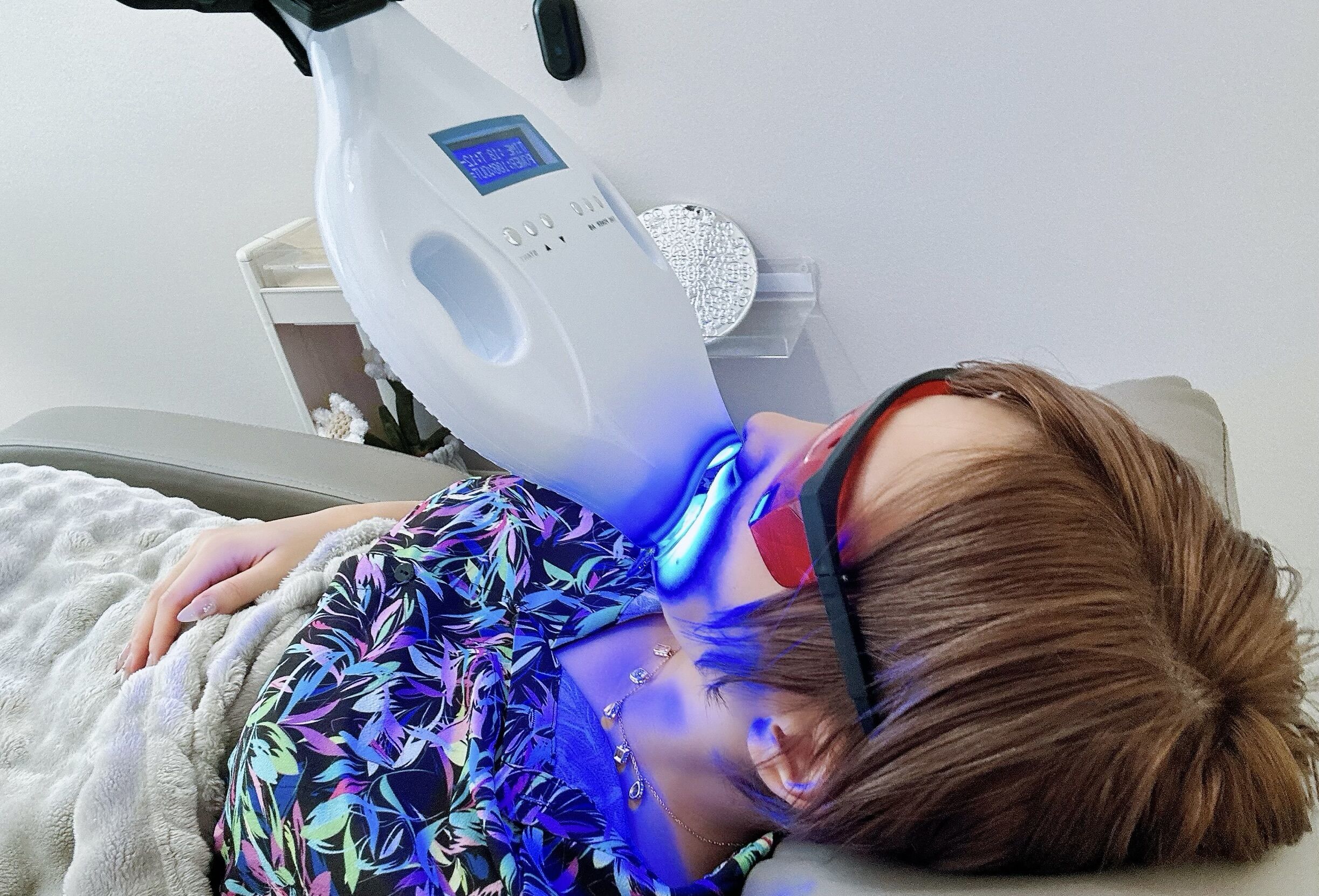 今日もしっかりホワイトニング🦷✴︎