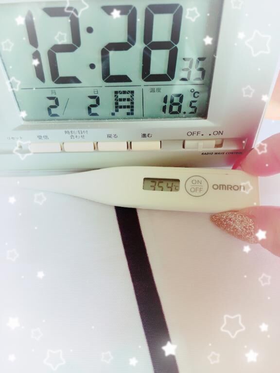 今日の体温♡♡♡