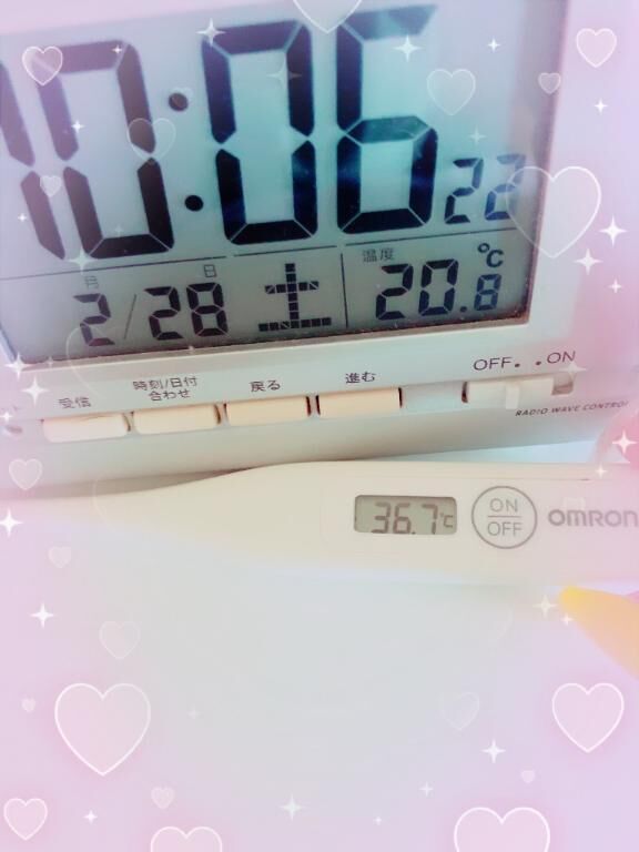 今日の体温♡