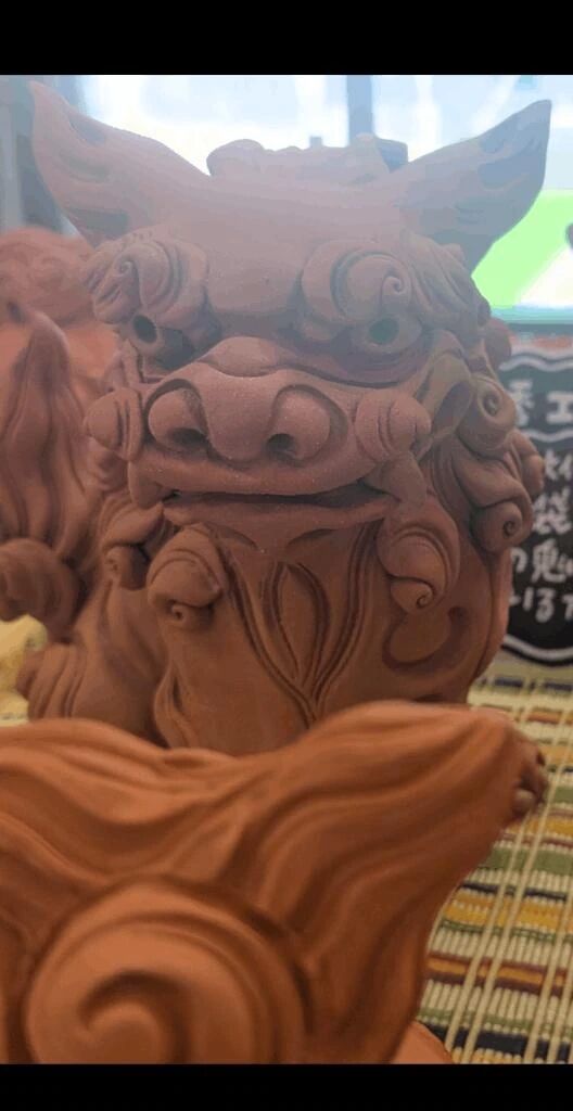 シーサーに一目惚れ😆❤️