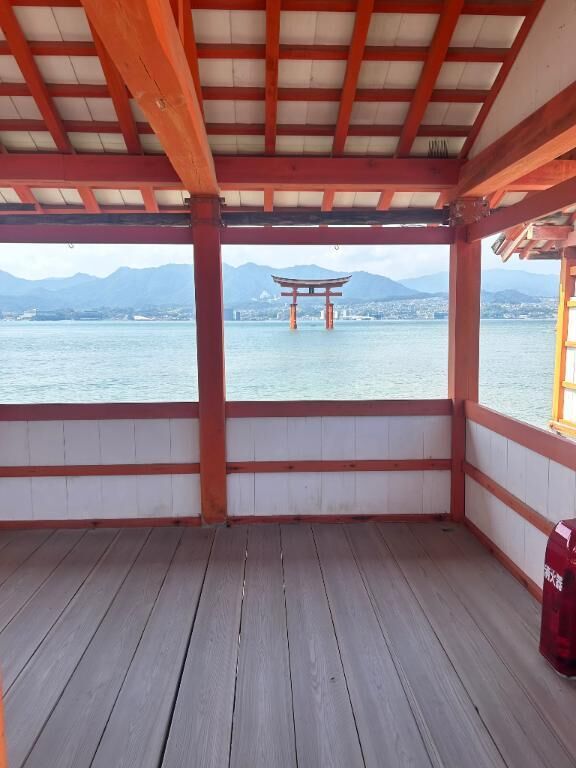 宮島に(♡ ♡♡_♡♡)♡