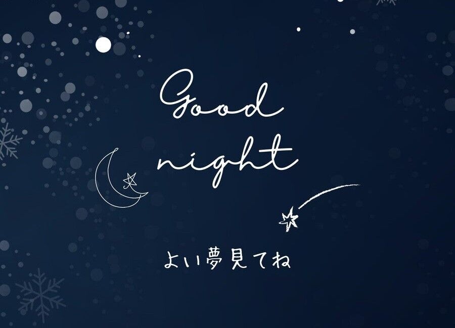 おやすみなさい ꕤ⋆˚  