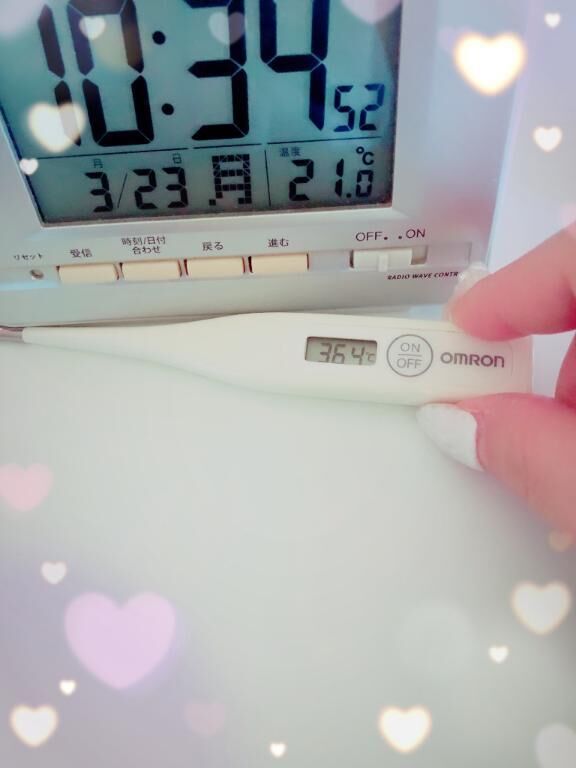 今日の体温♡♡