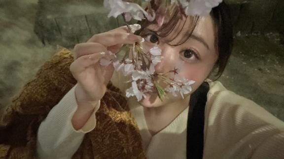 夜桜デートしよ？♡